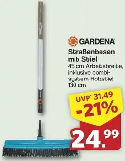 Famila Nord West GARDENA Straßenbesen mit Stiel Angebot