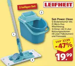Famila Nord West LEIFHEIT Set Power Clean Angebot