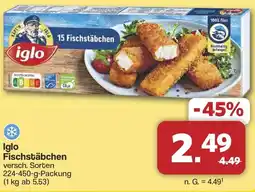 Famila Nord West Iglo Fischstäbchen Angebot