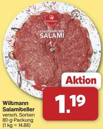 Famila Nord West Wiltmann Salamiteller Angebot
