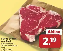 Famila Nord West T-Bone Steaks vom Rind Angebot