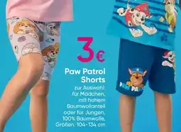 PEPCO Paw Patrol Shorts Angebot