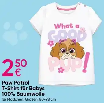 PEPCO Paw Patrol T-Shirt für Babys Angebot