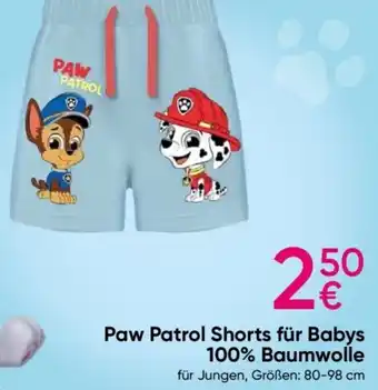 PEPCO Paw Patrol Shorts für Babys Angebot