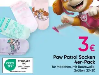 PEPCO Paw Patrol Socken 4er-Pack Angebot
