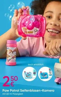 PEPCO Paw Patrol Seifenblasen-Kamera Angebot