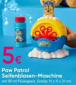 PEPCO Paw Patrol Seifenblasen-Maschine Angebot
