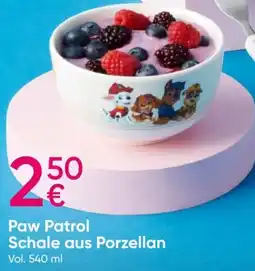 PEPCO Paw Patrol Schale aus Porzellan Angebot