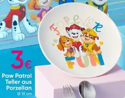PEPCO Paw Patrol Teller aus Porzellan Angebot