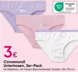 PEPCO Cinnamoroll Unterhosen, 3er-Pack Angebot