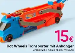 PEPCO Hot Wheels Transporter mit Anhänger Angebot