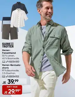 Galeria GLOBE TROTTER Herren Freizeithemd Angebot
