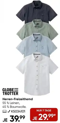 Galeria GLOBE TROTTER Herren-Freizeithemd Angebot