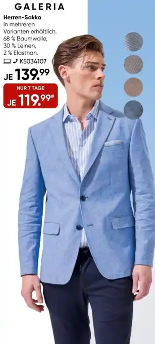 Galeria GALERIA Herren-Sakko Angebot