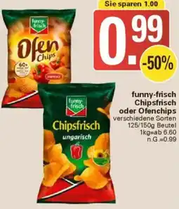 WEZ funny-frisch Chipsfrisch oder Ofenchips Angebot