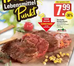 WEZ Bauern Gut Herzhafte Nackensteaks Angebot