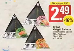 WEZ Mowi Onigiri Salmon Angebot