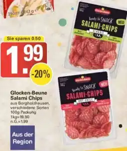 WEZ Glocken-Beune Salami Chips Angebot
