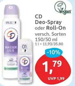 Budni CD Deo-Spray oder Roll-On Angebot