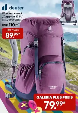 Galeria deuter Wanderrucksack ,,Zugspitze 22 SL" Angebot