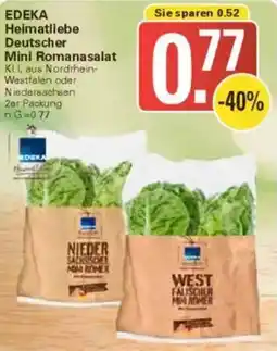 WEZ EDEKA Heimatliebe Deutscher Mini Romanasalat Angebot