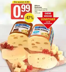 WEZ Milram Burlander Angebot