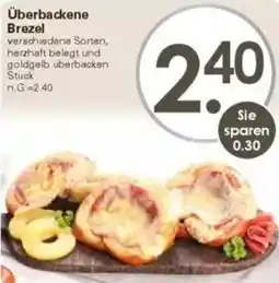 WEZ Überbackene Brezel Angebot
