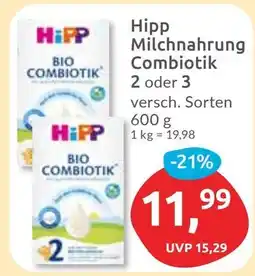 Budni Hipp Milchnahrung Combiotik 2 oder 3 Angebot