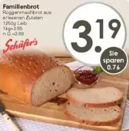 WEZ Schäfer's Familienbrot Angebot