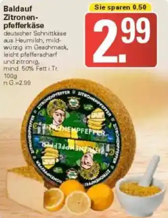 WEZ Baldauf Zitronenpfefferkäse Angebot