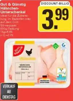 WEZ Gut & Günstig Hähnchen Unterschenkel Angebot