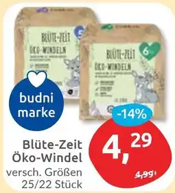 Budni Blüte-Zeit Öko-Windel Angebot
