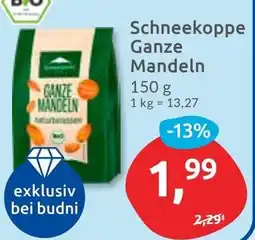 Budni Schneekoppe Ganze Mandeln Angebot