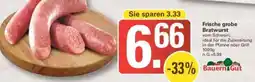 WEZ Bauern Gut Frische grobe Bratwurst Angebot