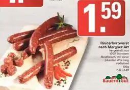 WEZ Bauern Gut Rinderbratwurst nach Merguez Art Angebot