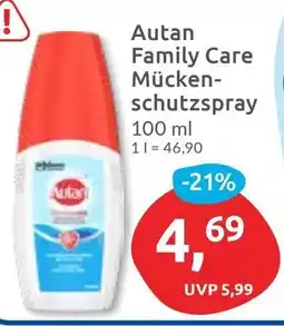 Budni Autan Family Care Mückenschutzspray Angebot