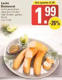 WEZ Lachs Bratwurst Angebot