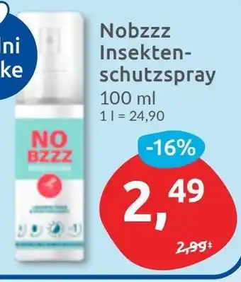 Budni Nobzzz Insektenschutzspray Angebot