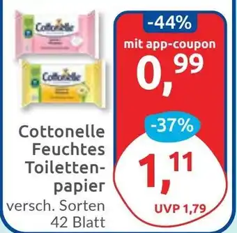 Budni Cottonelle Feuchtes Toilettenpapier Angebot