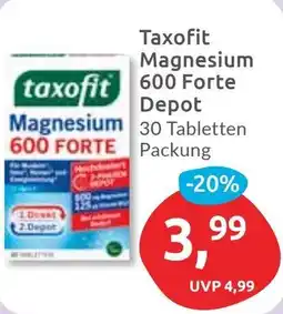 Budni Taxofit Magnesium 600 Forte Magnesium Angebot