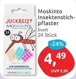 Budni Moskinto Insektenstichpflaster bunt Angebot