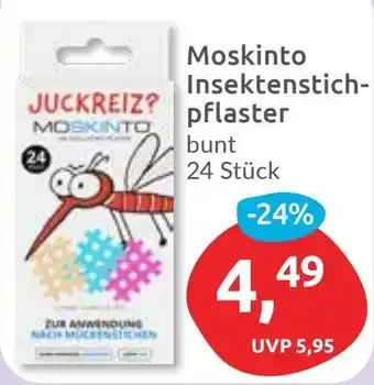 Budni Moskinto Insektenstichpflaster bunt Angebot