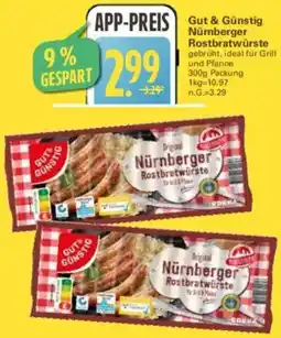 WEZ Gut & Günstig Nürnberger Rostbratwurste Angebot