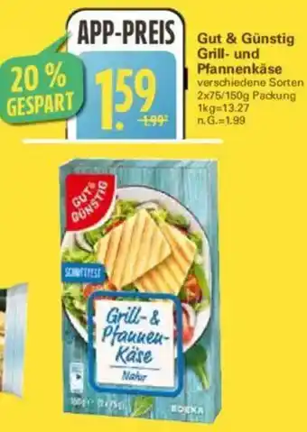 WEZ Gut & Günstig Grill- und Pfannenkäse Angebot
