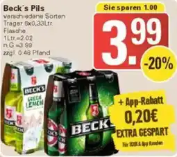 WEZ Beck's Pils Angebot