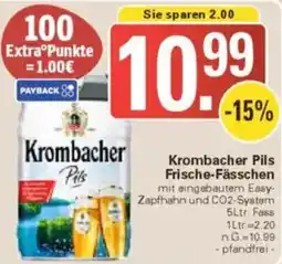 WEZ Krombacher Pils Frische-Fässchen Angebot