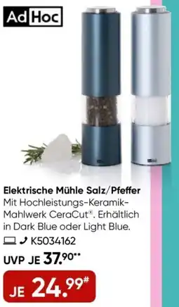 Galeria Ad Hoc Elektrische Mühle Salz/Pfeffer Angebot