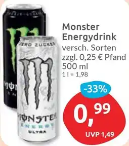Budni Monster Energydrink Angebot