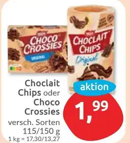 Budni Choclait Chips oder Choco Crossies Angebot