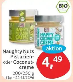 Budni Naughty Nuts Pistazien- oder Coconutcreme Angebot